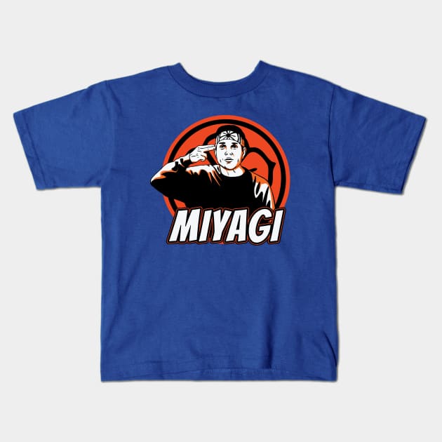 Miyagi Kids T-Shirt by Sergeinker